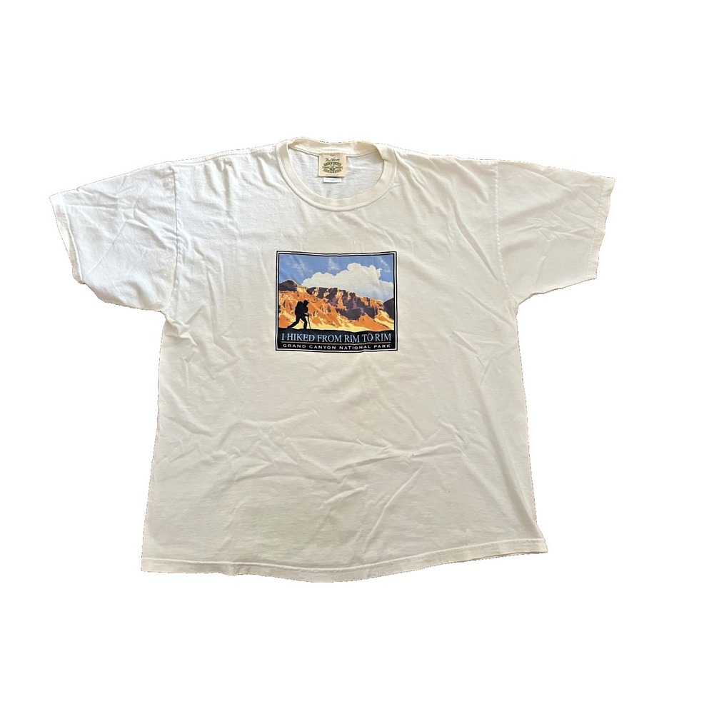 Vintage Fred Harvey Trading Company Jerzees Grand Canyon T Shirt XL 100% Cotton